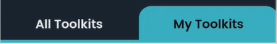 Screenshot of My Toolkits tab in RDS app.