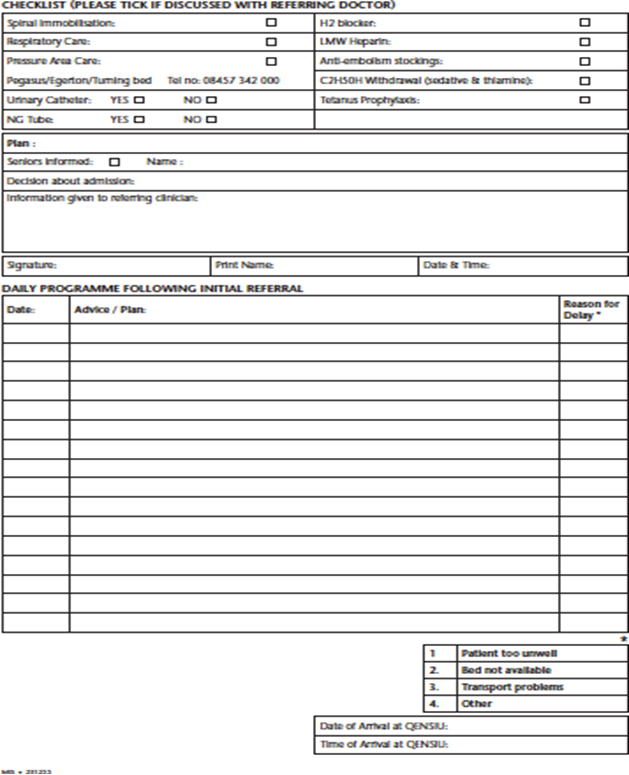 SIU referral transfer checklist part 2